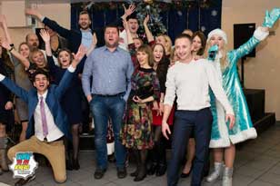 Дед Мороз и Снегурочка на корпоратив на Новый Год заказать в Минске, цена